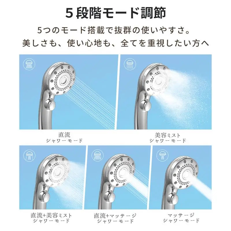 ホンワリ マイクロナノバブルシャワーヘッド｜高水圧×節水92％