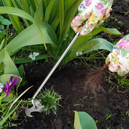 【アメリカ発】4本爪・根こそぎ除草ツール ─ 梅雨前の雑草対策を「抜く・削る・ほぐす」1本3役で